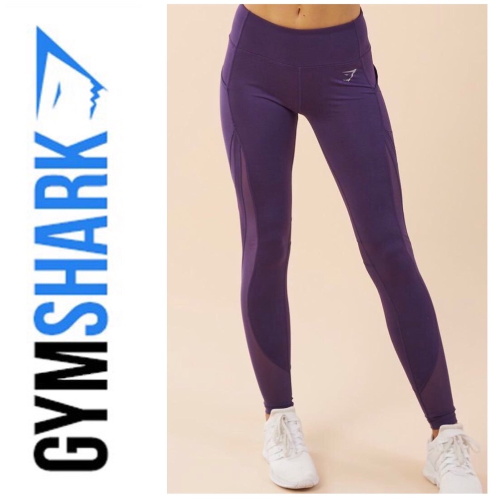 Gymshark Sculpture Leggings Rich Purple W/ Pocket